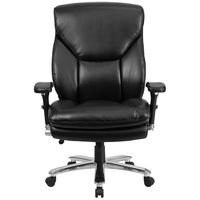 Flash Furniture - Hercules Contemporary Leather/Faux Leather 24/7 Big & Tall Swivel Office Chair ... - Alternate Views