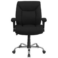 Alamont Home - Hercules Contemporary Fabric Big & Tall Swivel Mid-Back Office Chair with Adjustab... - Alternate Views