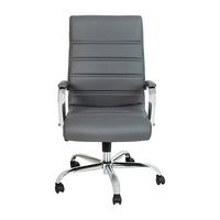 Alamont Home - Whitney High Back Modern Leather/Faux Leather Executive Swivel Office Chair - Gray... - Alternate Views