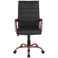 Alamont Home - Whitney High Back Modern Leather/Faux Leather Executive Swivel Office Chair - Blac... - Alternate Views