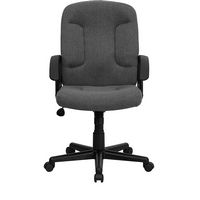 Alamont Home - Garver Contemporary Fabric Executive Swivel Office Chair - Gray - Alternate Views