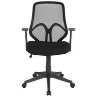 Alamont Home - Salerno Contemporary Mesh Executive Swivel Office Chair with Arms - Black - Alternate Views