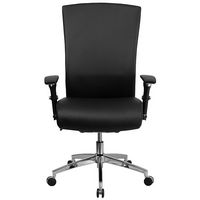 Alamont Home - Hercules Contemporary Leather/Faux Leather 24/7 Big & Tall Swivel Office Chair - B... - Alternate Views