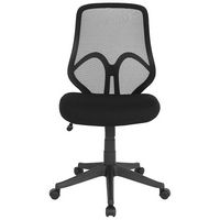 Alamont Home - Salerno Contemporary Mesh Executive Swivel Armless Office Chair - Black - Alternate Views