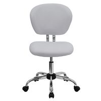 Alamont Home - Beverly Contemporary Mesh Swivel Office Chair - White - Alternate Views