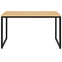 Alamont Home - Tiverton Collection Rectangle Industrial Laminate  Office Desk - Maple Top/Black F... - Alternate Views