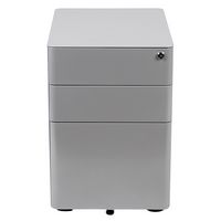Alamont Home - Warner Modern Steel 3-Drawer Filing Cabinet - Gray - Alternate Views