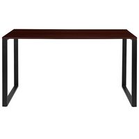 Alamont Home - Tiverton Collection Rectangle Industrial Laminate  Office Desk - Mahogany - Alternate Views