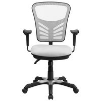 Alamont Home - Nicholas Contemporary Mesh Executive Swivel Office Chair - White - Alternate Views