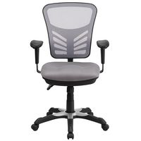 Alamont Home - Nicholas Contemporary Mesh Executive Swivel Office Chair - Gray - Alternate Views