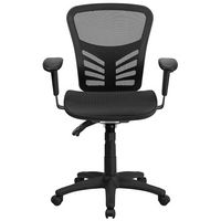 Alamont Home - Nicholas Contemporary Mesh Executive Swivel Office Chair - Black - Alternate Views
