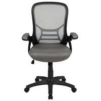 Alamont Home - Porter Contemporary Mesh Executive Swivel Office Chair - Light Gray - Alternate Views