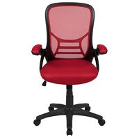 Alamont Home - Porter Contemporary Mesh Executive Swivel Office Chair - Red - Alternate Views