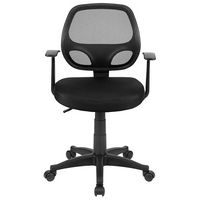 Alamont Home - Mallard Contemporary Mesh Swivel Office Chair - Black - Alternate Views