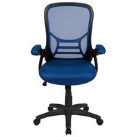 Alamont Home - Porter Contemporary Mesh Executive Swivel Office Chair - Blue - Alternate Views