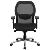 Alamont Home - Albert Contemporary Mesh Executive Swivel Office Chair - Black Mesh - Alternate Views