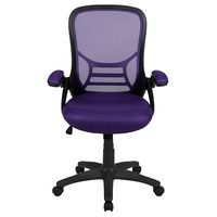 Alamont Home - Porter Contemporary Mesh Executive Swivel Office Chair - Purple - Alternate Views