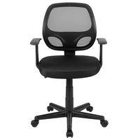 Alamont Home - Contemporary Mesh Swivel Task Chair - Black - Alternate Views