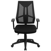 Flash Furniture - Ivan Contemporary Mesh Swivel Office Chair - Black - Alternate Views