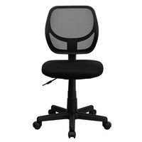 Alamont Home - Neri Contemporary Mesh Swivel Office Chair - Black - Alternate Views