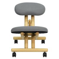 Alamont Home - Posey Contemporary Fabric Kneeling Chair - Gray - Alternate Views