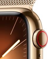 Apple Watch Series 9 (GPS + Cellular) 41mm Gold Stainless Steel Case with Gold Milanese Loop with... - Alternate Views