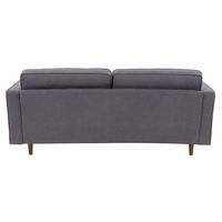 CorLiving - Mulberry 3-Seat Fabric Upholstered Modern Sofa - Grey - Alternate Views