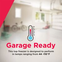 Frigidaire - 30 in. Wide 19 Cu. Ft. Garage Ready Top Freezer Refrigerator - Fingerprint-Resistant... - Alternate Views