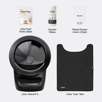 Whisker - Litter-Robot 4 Smart App-Controlled Self-Cleaning Litter Box Core Accessories Bundle - ... - Alternate Views