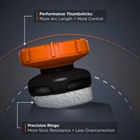 KontrolFreek - Call of Duty Chimera Collector Sniper Case Thumbsticks for Xbox - Orange - Alternate Views