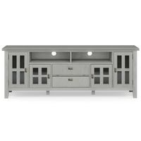 Simpli Home - Artisan 72 inch TV Media Stand - Fog Grey - Alternate Views