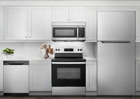 Insignia™ - 1.6 Cu. Ft. Over-the-Range Microwave - Stainless Steel - Alternate Views