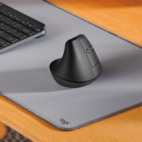 Logitech - Lift Vertical Wireless Optical Ergonomic Mouse with 4 Customizable Buttons - Wireless ... - Alternate Views