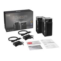 ASUS - ZenWiFi Pro AXE11000 Tri-Band WiFi 6E Mesh Wi-Fi System (2-pack) - Black - Alternate Views