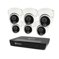 Swann - Home 8-Channel, 8-Camera Indoor/Outdoor 1080p 1TB DVR Security Surveillance System - White - Alternate Views