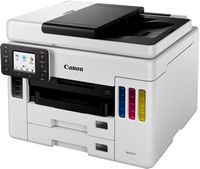 Canon - MAXIFY MegaTank GX7021 Wireless All-In-One Inkjet Printer with Fax - White - Alternate Views