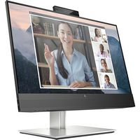 HP - E24mv G4 FHD Conferencing Monitor 23.8 LCD FHD - Black, Silver - Alternate Views