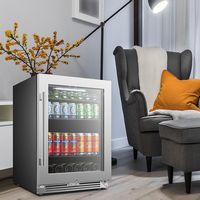 LanboPro - 112 Can 6 Bottle Beverage Refrigerator with Precision Temperature Controls and Removab... - Alternate Views
