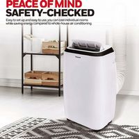 Honeywell - 11,000 BTU Portable Air Conditioner - White - Alternate Views