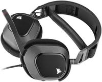 CORSAIR - HS80 RGB Wired Gaming Headset for PC - Carbon - Alternate Views