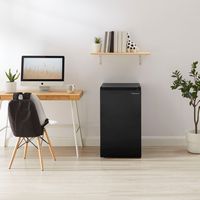 Insignia™ - 4.4 Cu. Ft. Mini Fridge with ENERGY STAR Certification - Black - Alternate Views