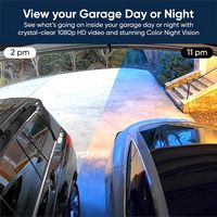 Wyze - Indoor/Outdoor Wireless 1080p HD Smart Garage Door Opener and Security Camera - White - Alternate Views