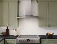 Zephyr - 24 inches - Convertible - Wall Range Hood - Stainless Steel - Alternate Views