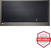 LG - 2.0 Cu. Ft. Over-the-Range Microwave with Sensor Cooking and EasyClean - Black Stainless Steel - Alternate Views