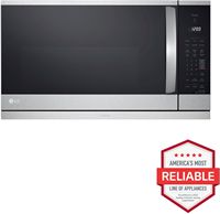 LG - 2.1 Cu. Ft. Over-the-Range Smart Microwave with Sensor Cooking and ExtendaVent 2.0 - Stainle... - Alternate Views