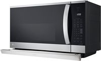 LG - 2.1 Cu. Ft. Over-the-Range Smart Microwave with Sensor Cooking and ExtendaVent 2.0 - Stainle... - Alternate Views