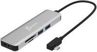 j5create - USB-C Multi-Adapter for Surface Pro 8 - Silver - Alternate Views