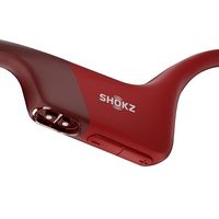 Shokz - OpenRun Bone Conduction Open-Ear Endurance Headphones - Red - Alternate Views