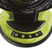 Sun Joe - 24-Volt iON+ Cordless Indoor/Outdoor Misting Fan Kit - Black - Alternate Views