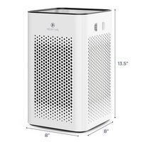 Medify Air - Medify MA-25 413 Sq. Ft. Portable Air Purifier with True HEPA H13 Filter - White - Alternate Views